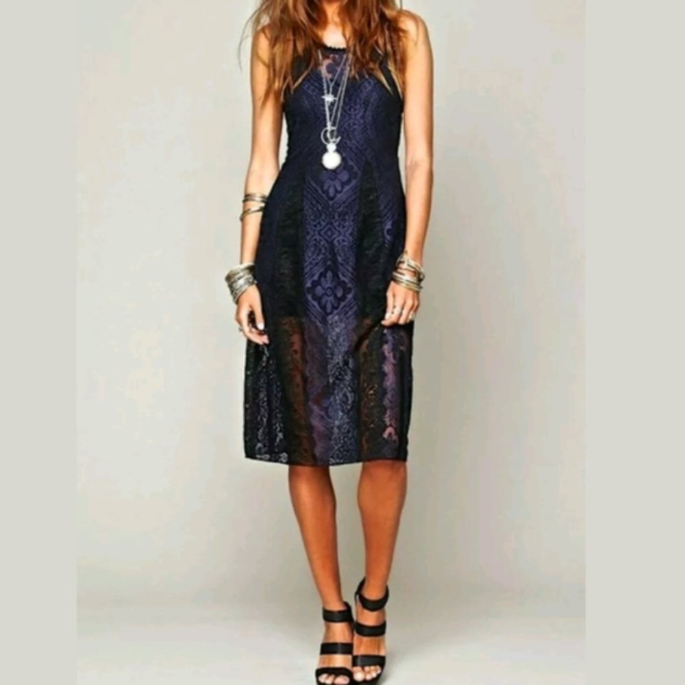 Free People Miracle Lace Midi Dress - Picture 2 of 11